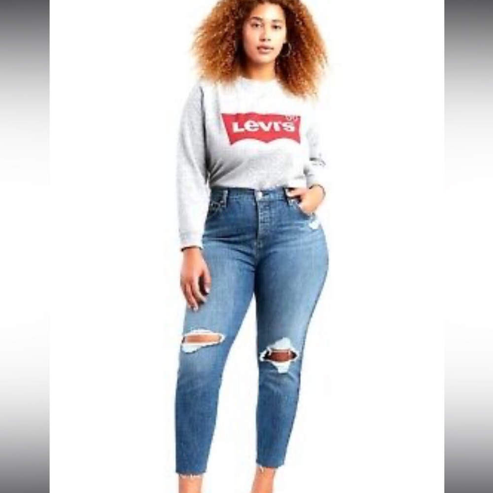 Levi's Womens Button Fly Wedgie Skinny